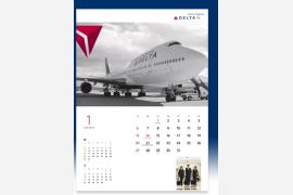 2013年版デルタ航空カレンダー販売のご案内