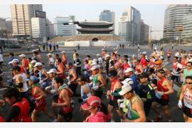 ソウルの中心街を走る歴史ある「ソウル国際マラソン」