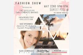 Hawaiian May! X San Lorenzo 最新水着ファッションショーを開催！ 