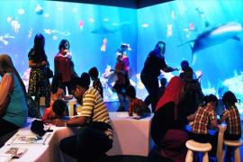 マレーシアでチームラボのお絵かき水族館