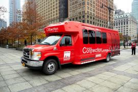 マンハッタンのダウンタウン地区に商業施設が続々とオープン 無料巡回バス「Ｄｏｗｎｔｏｗｎ Ｃｏｎｎｅｃｔｉｏｎ」やWi-Fi拡充で集客を強化