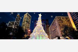 「香港ウィンター・フェスタ2019」12月1日(日)より開催　～ クリスマスツリーや光と音のショーで輝く香港の街～