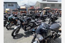 4年ぶりにビンテージスタイルのバイクが勢揃いしたDGRのイベント
