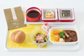 JAL国際線「空の上レストラン」こだわりの秋メニュー登場
