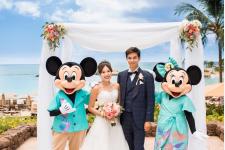 ハワイで憧れのディズニー婚に参列するキャラクターの衣装を一新！