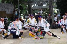 佐賀県武雄市の秋祭り奉納「武雄の荒踊」