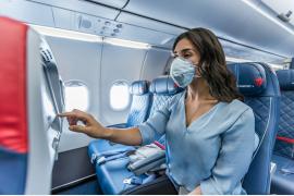 デルタ航空、中央席のブロックを2021年4月まで延長