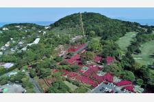 伊東市の小室山山頂に新施設オープン