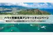 ハワイ往復航空券が当たる！アンケートキャンペーン実施