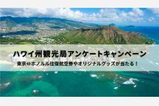 ハワイ往復航空券が当たる！アンケートキャンペーン実施