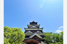 広島城天守　祝・来城者 1,300万人達成！