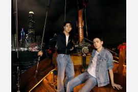 SEVENTEENのMINGYUとVERNONが香港のハーバー夜景を満喫