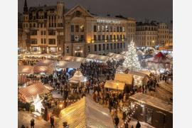 ラトビア・リーガ旧市街で「本物のクリスマス」到来！