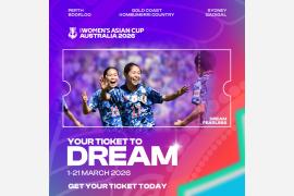 西オーストラリア州「パース」で、2026年3月 「AFC女子アジアカップオーストラリア2026」の日本戦が開催！