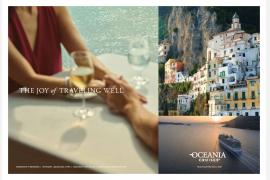 オーシャニアクルーズが新グローバルキャンペーン 「The Joy of Traveling Well - ザ･ジョイ･オブ･トラベリング･ウェル」を発表