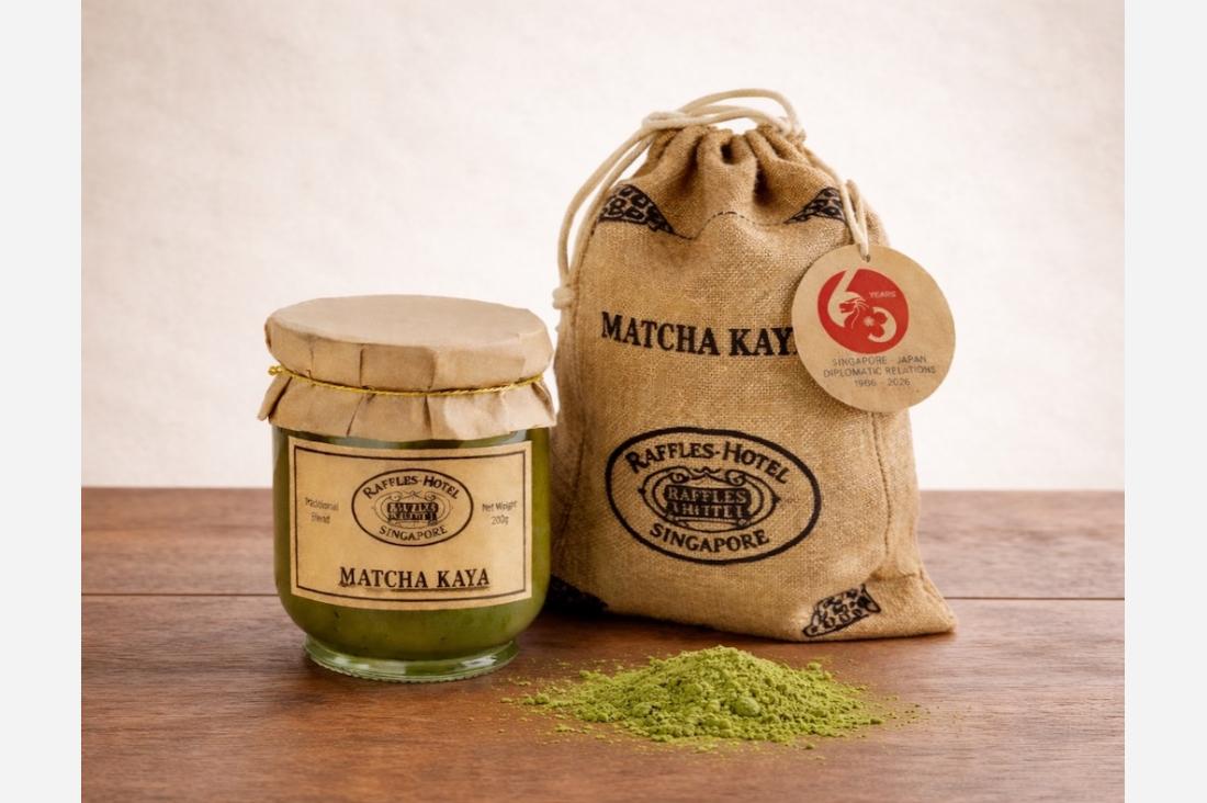 ラッフルズ・ホテル・シンガポール、日星外交60周年記念で抹茶メニューを4月に限定提供