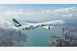 キャセイパシフィック、創立80周年を記念した特別塗装機「スピリット・オブ・香港」が3月より運航