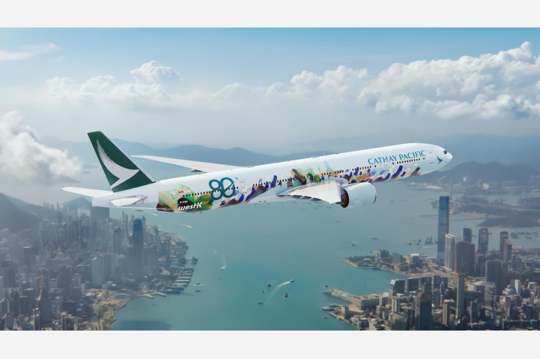 キャセイパシフィック、創立80周年を記念した特別塗装機「スピリット・オブ・香港」が3月より運航