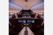 デルタ航空、エアバスA350-1000型機の機内インテリアを発表