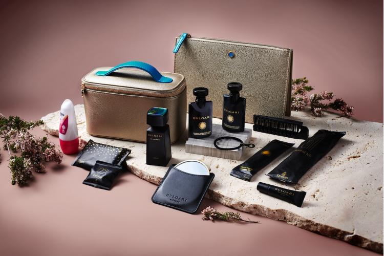 ブルガリ アメニティセット ポーチ （エミレーツ航空、秋冬シーズン  