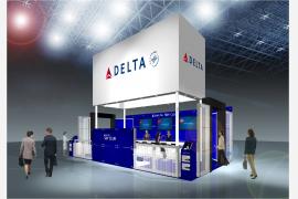 デルタ航空、JATA旅博2013でビジネスクラスのサービスを紹介