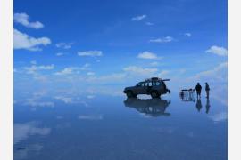 ウユニ塩湖に雨季がやってきました