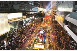 香港旧正月ナイトパレード開催！空港でクーポンセットのお年玉プレゼントも！