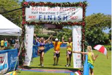 ハワイ島西海岸を走るコナ・マラソンに協賛