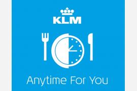 KLMオランダ航空の新ミールサービス「Anytime For You - お好きな時に」