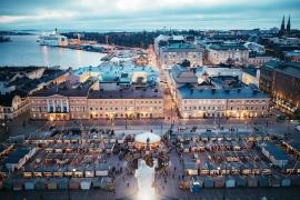 フィンランドの幻想的なクリスマスの聖ルチア祭とクリスマスマーケット