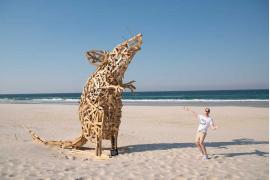 ゴールドコーストのビーチにアートが出現「SWELLスカルプチャー・フェスティバル」