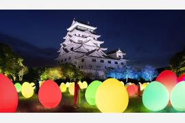 チームラボ 福山城 光の祭