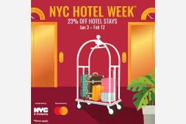 ニューヨークのホテルが23％割引で宿泊できる「NYCホテルウィーク」