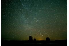 幻想的な星空。星の数と輝きに圧倒されます