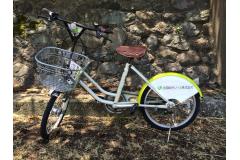 レンタル自転車　市内各所の駐輪場で借りられる