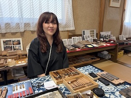 日本で唯一の墨型彫刻師